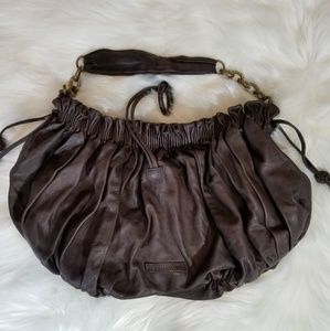 {BCBGMaxAzria} Brown Leather Shoulder Bag